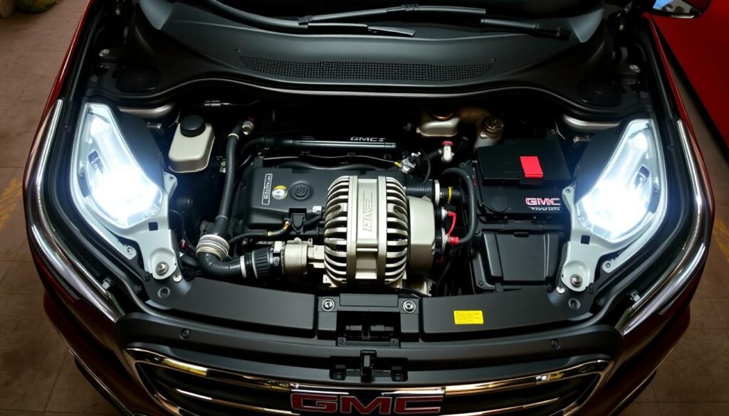 GMC Acadia charging system maintenance
