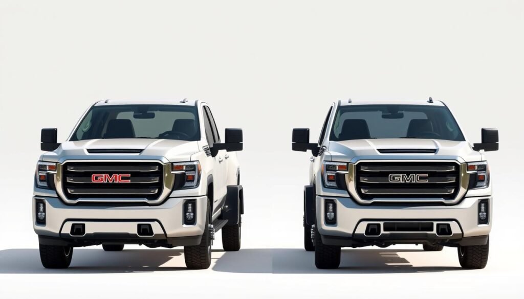 GMC truck cab comparison
