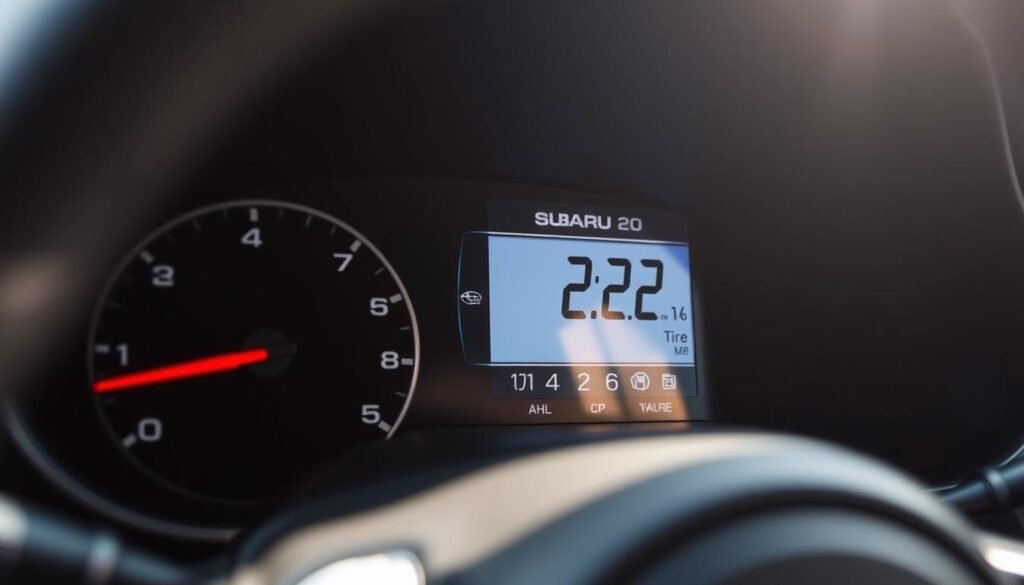 Subaru Outback tire pressure monitoring system