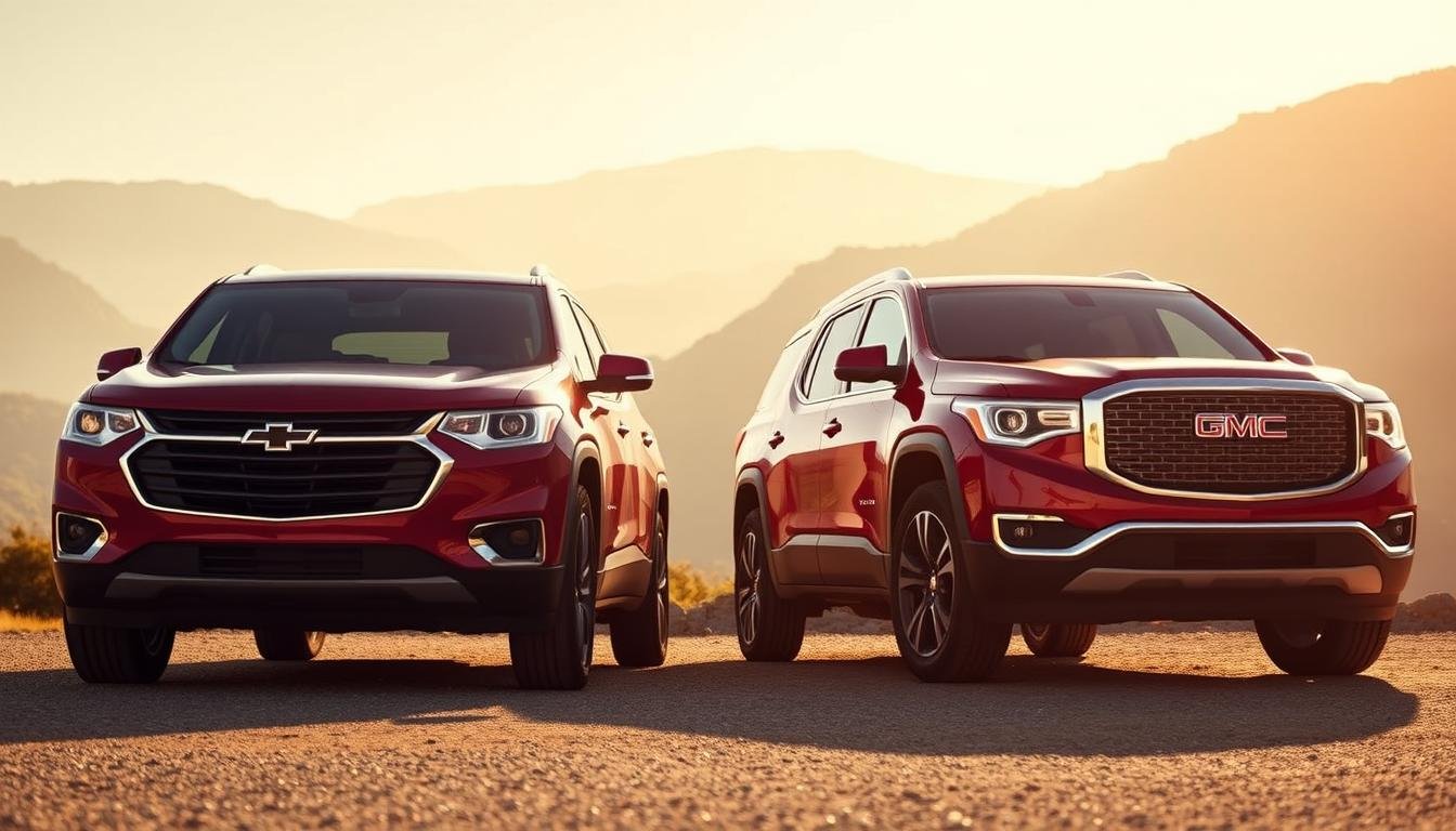 chevrolet traverse vs gmc acadia