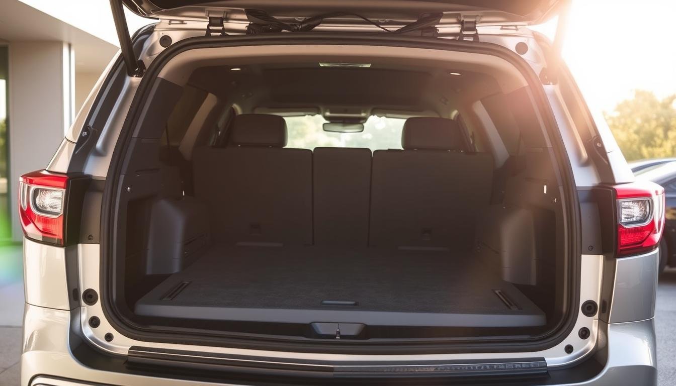 chevy traverse trunk space