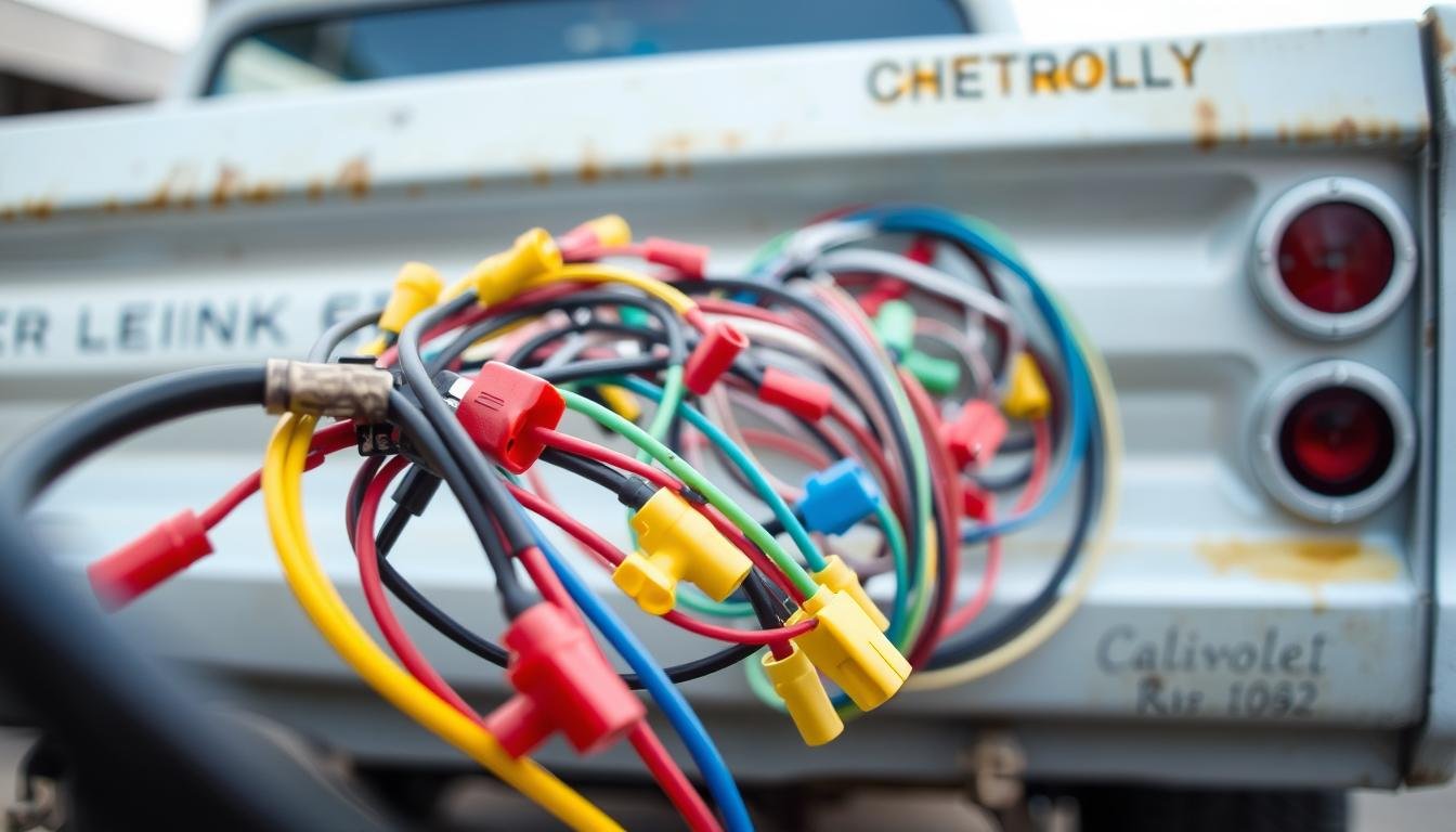 chevy truck tail light wiring color code