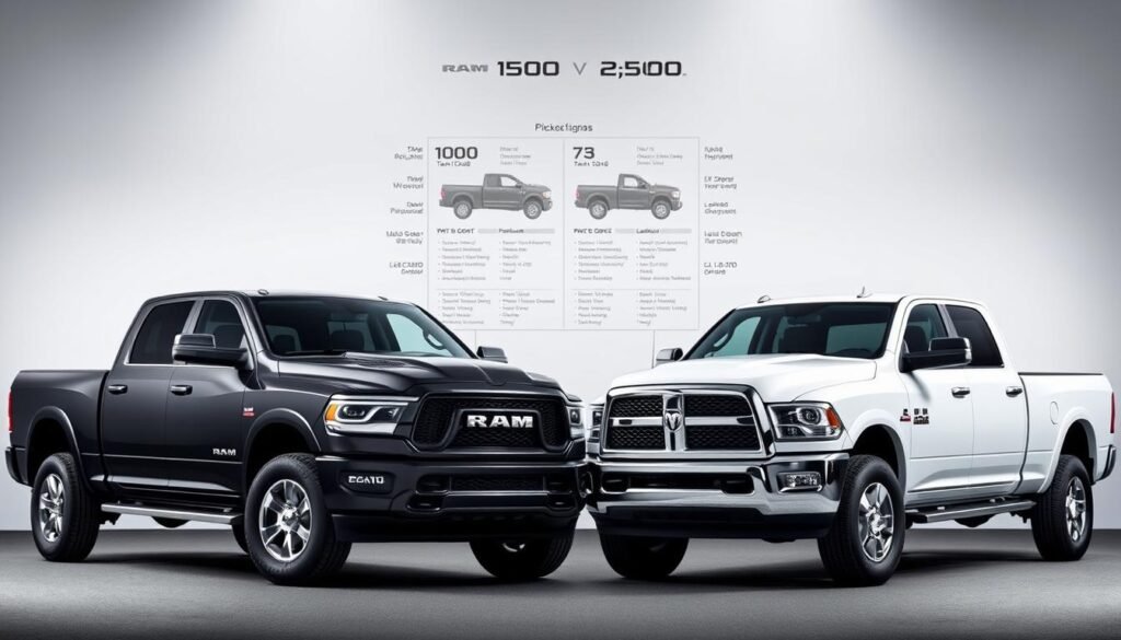 comparative analysis Ram 1500 vs 2500