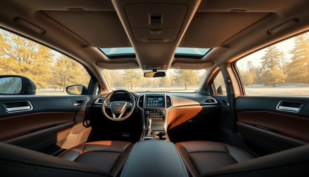 ford edge interior space