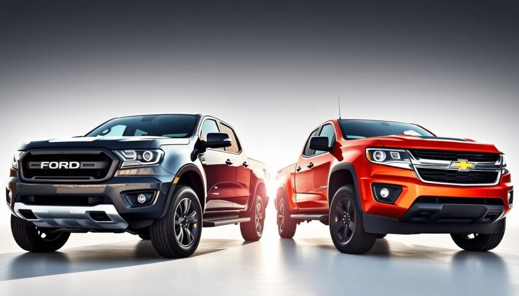 ford ranger vs chevy colorado design ford ranger vs chevy colorado design