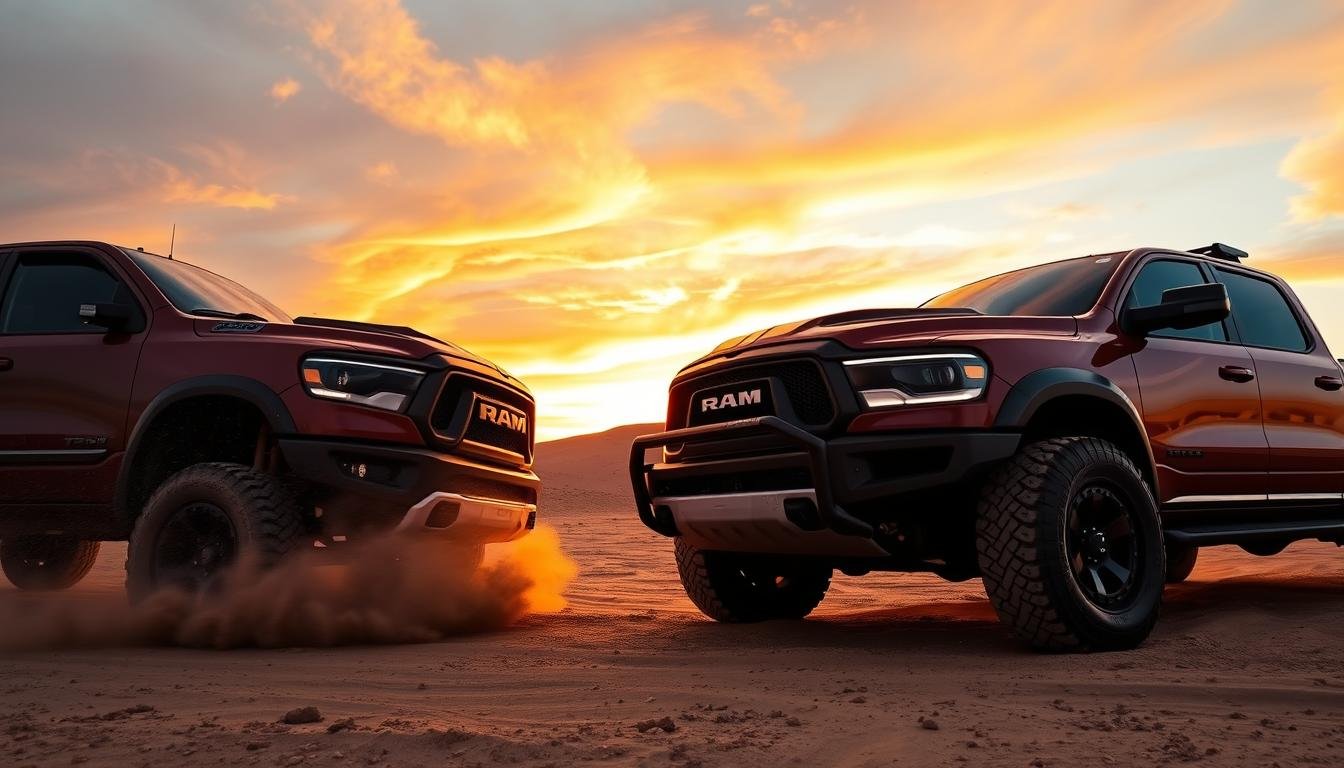 ford raptor vs ram trx