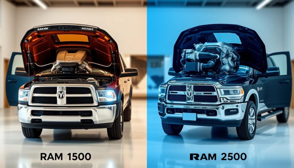 fuel efficiency Ram 1500 vs 2500