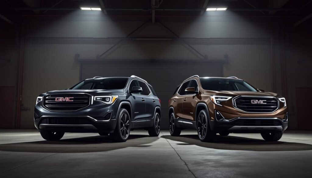 gmc acadia comparison to terrain