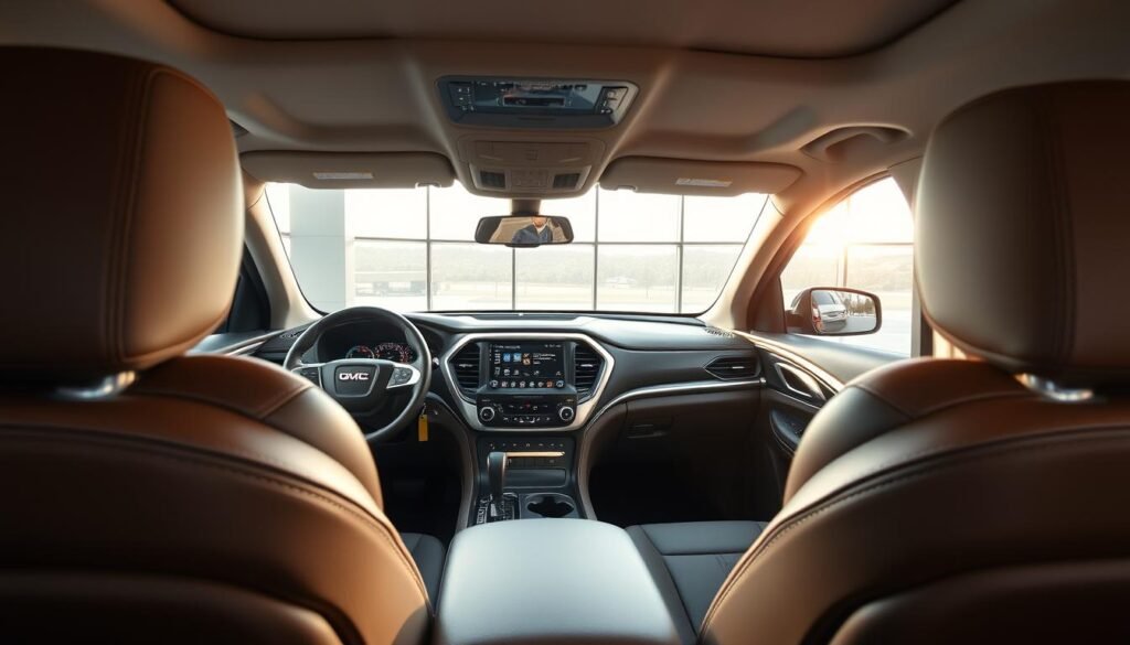 gmc acadia luxury features