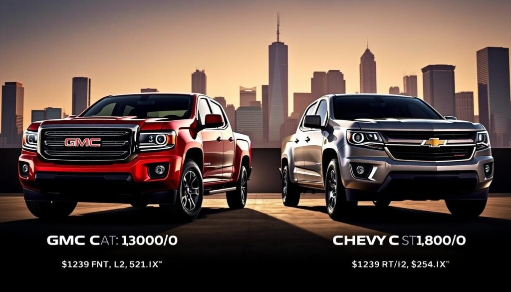 gmc canyon vs chevy colorado price