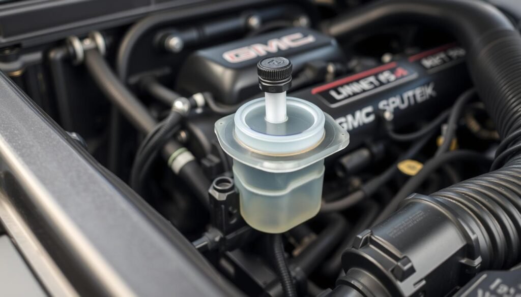 gmc sierra power steering fluid check