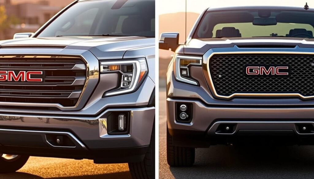 gmc slt vs denali exterior design