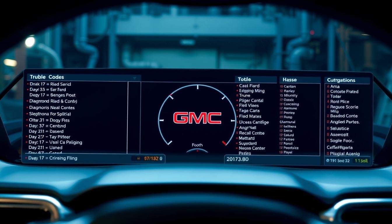 gmc trouble codes list