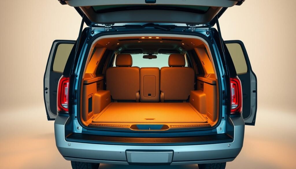 gmc yukon cargo volume