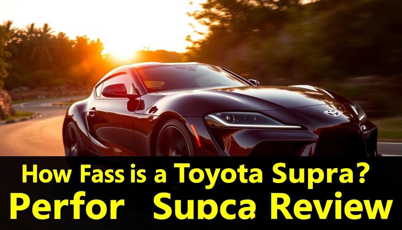 how fast is a toyota supra