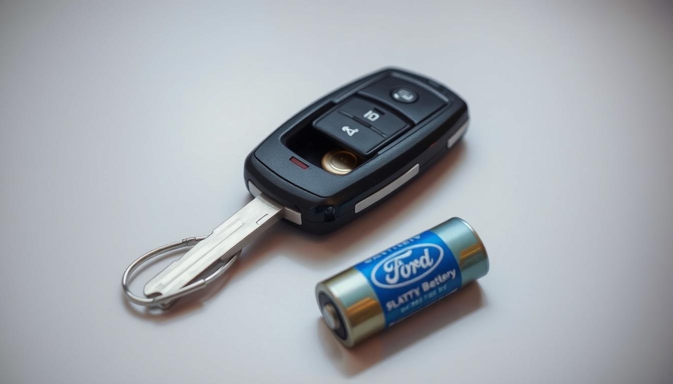 how to change battery ford key fob