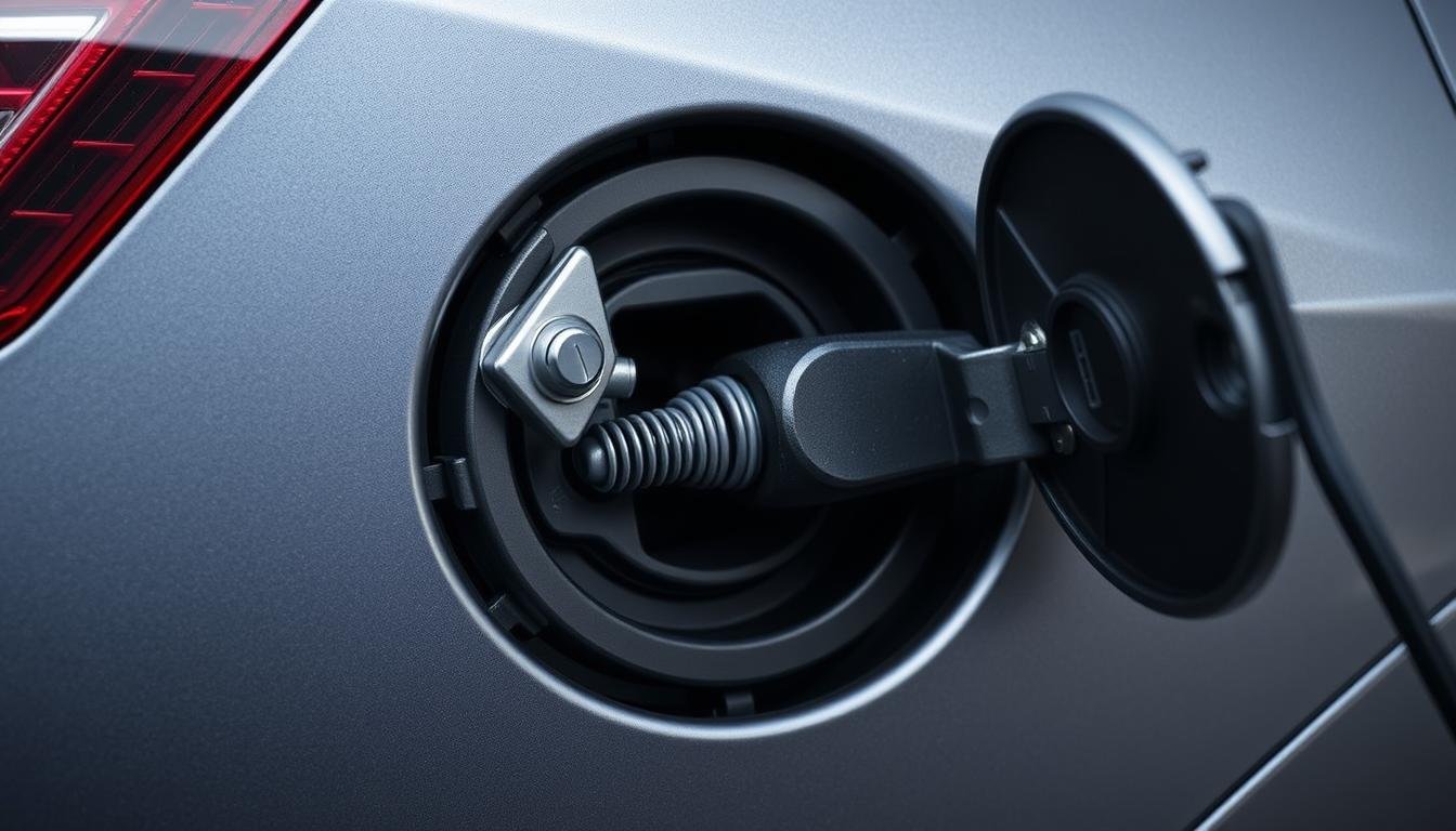 how to open gas tank on chevy malibu