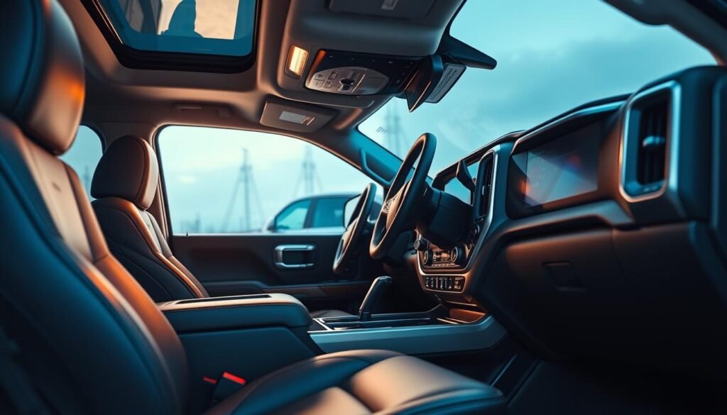 interior features of Silverado and Sierra