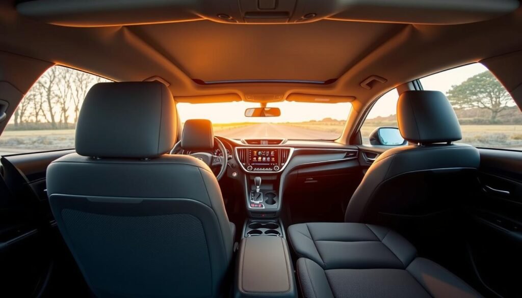 interior features of Subaru Outback vs Toyota RAV4 comfort