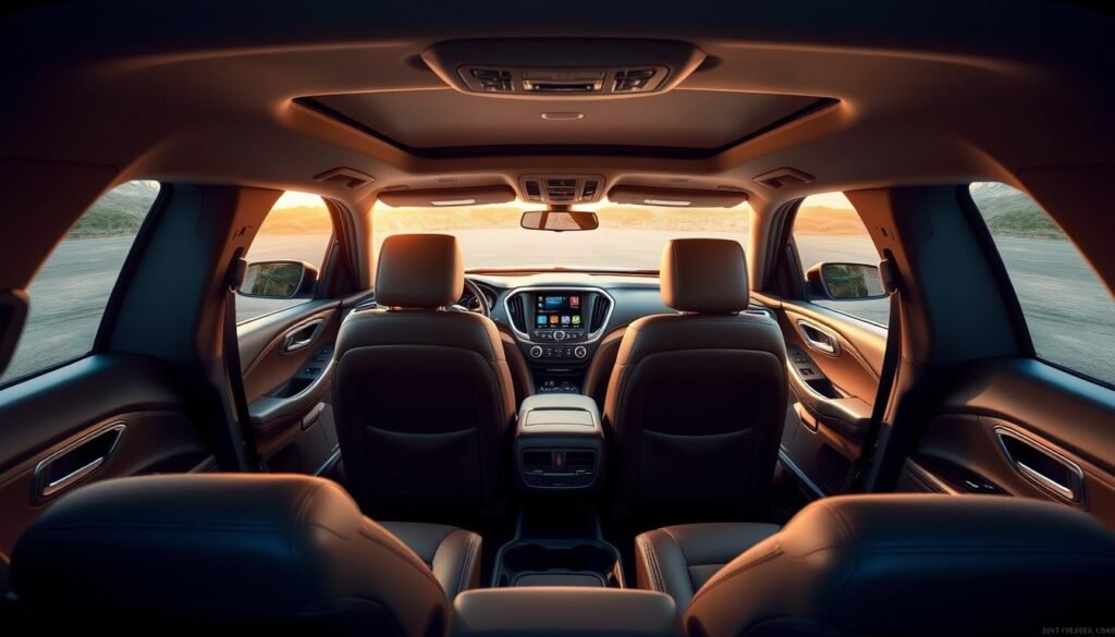 interior space of the Chevrolet Traverse and GMC Acadia
