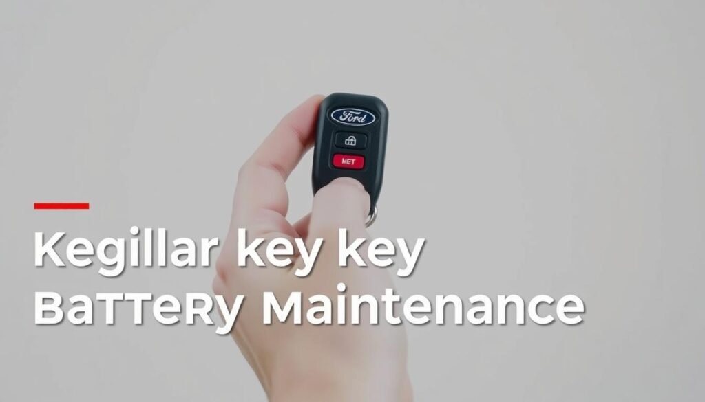 key fob battery maintenance