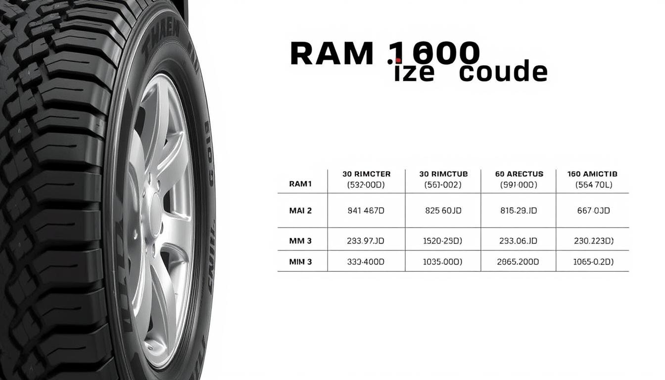 ram 1500 tire size