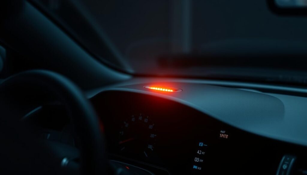 seat belt warning light