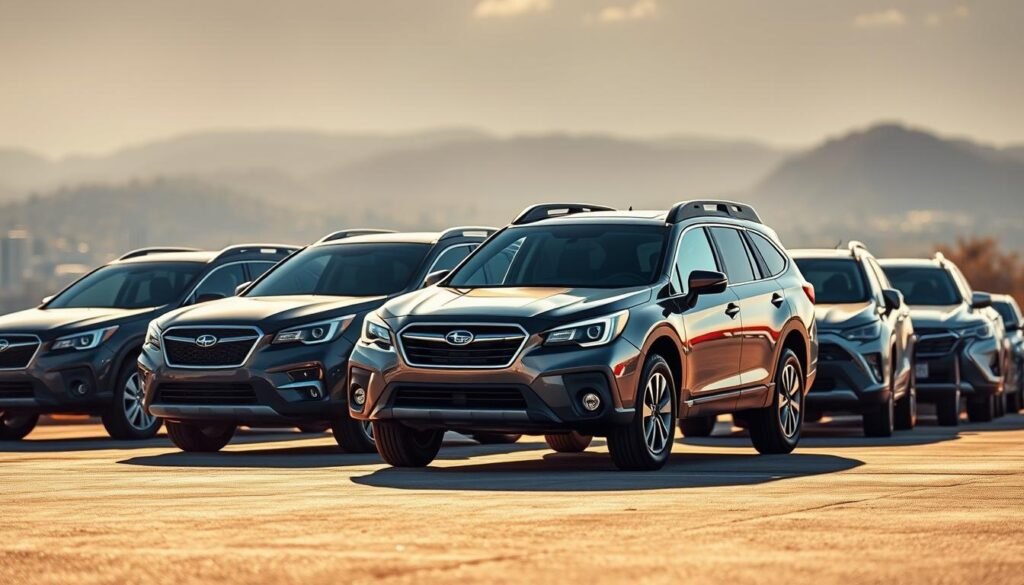 subaru outback comparison with SUVs