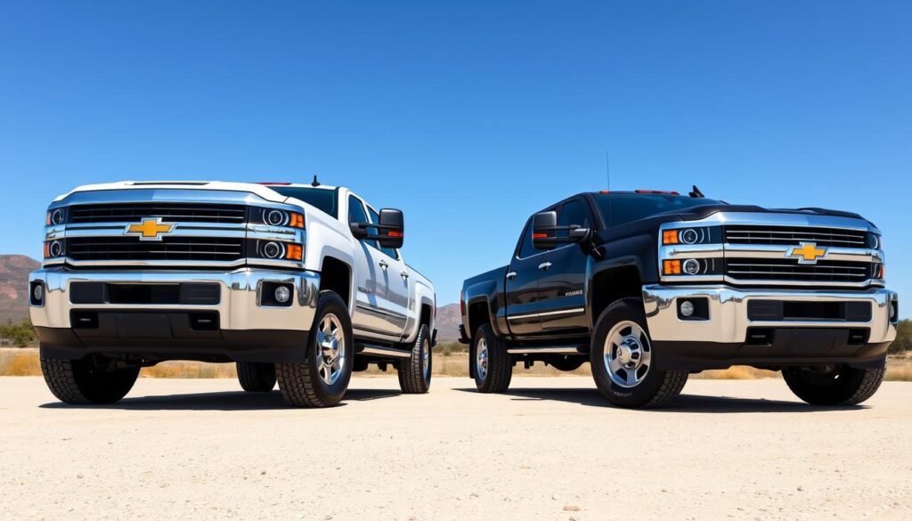 Chevy 2500 comparison