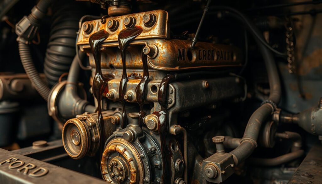 Ford 3.0 V6 oil leaks Ford 3.0 V6 oil leaks