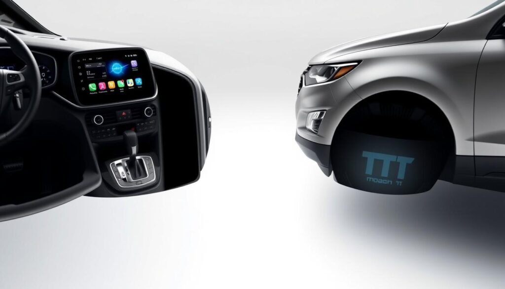 Ford Edge technology features comparison with Chevrolet Equinox