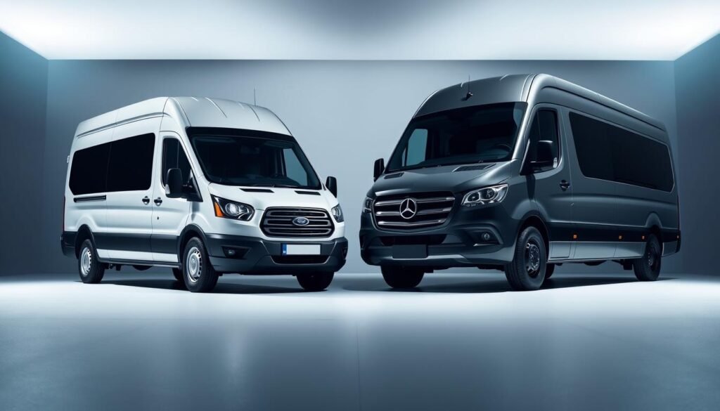 Ford Transit vs Mercedes Sprinter cost comparison Ford Transit vs Mercedes Sprinter cost comparison