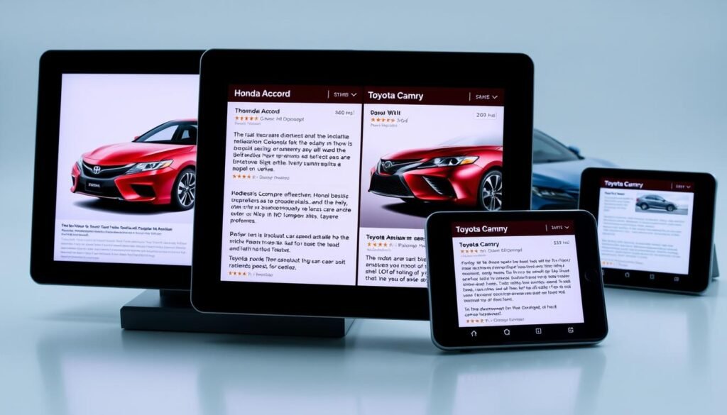 Honda Accord and Toyota Camry user reviews