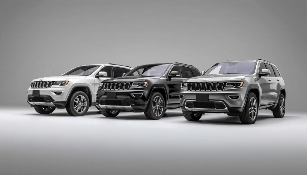 Jeep Grand Cherokee trims differences