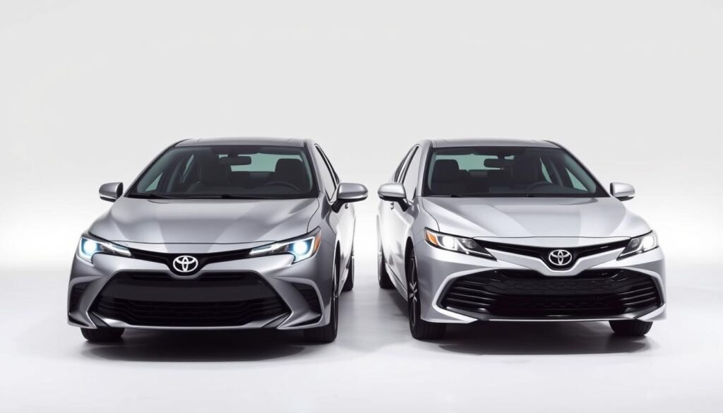 Key differences between toyota corolla and camry