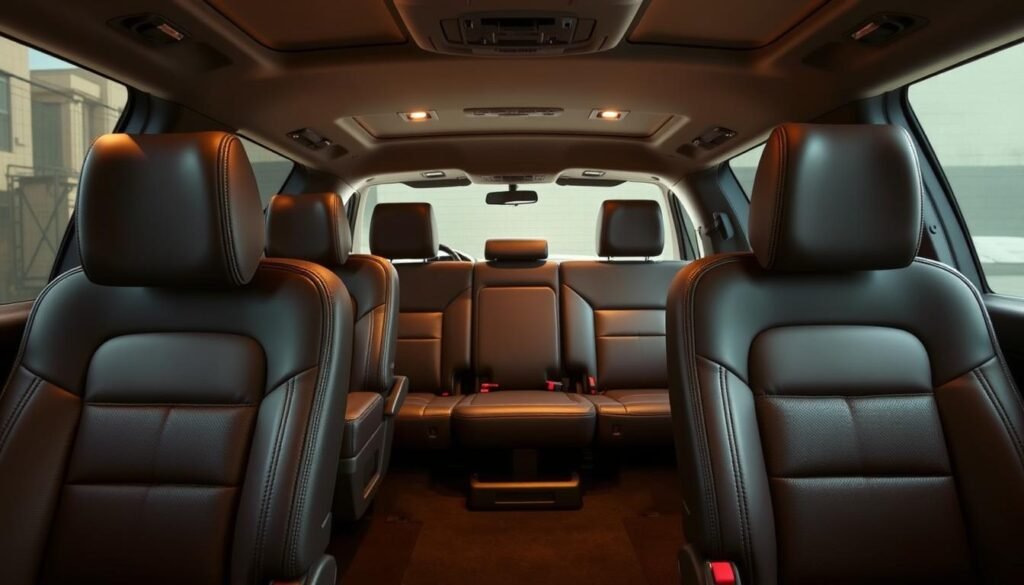 Passenger comfort and seating options in Ford SUVs