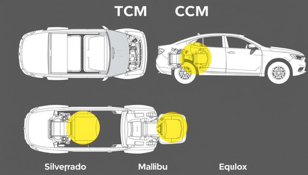 Silverado TCM locations, Malibu TCM placement, Equinox TCM location Silverado TCM locations, Malibu TCM placement, Equinox TCM location