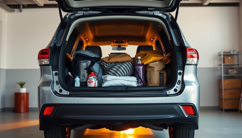 Toyota Highlander cargo capacity
