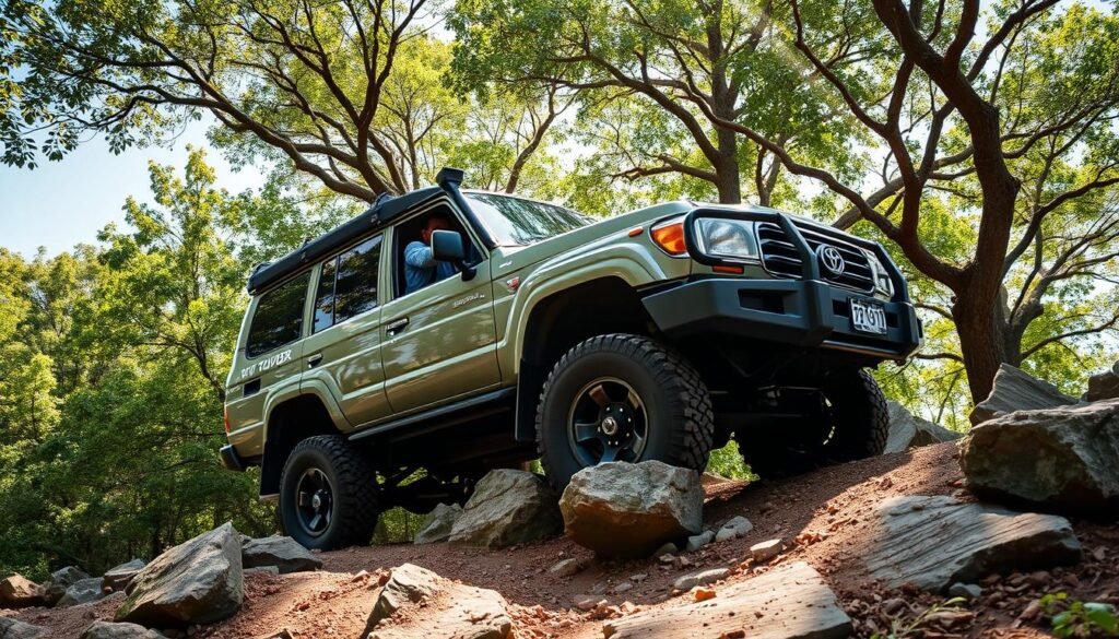 Toyota Land Cruiser off-road capacity