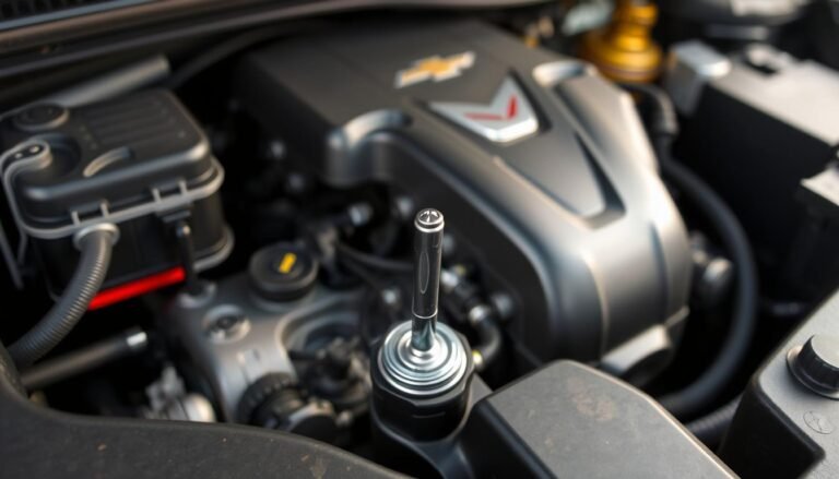 chevy equinox transmission dipstick location