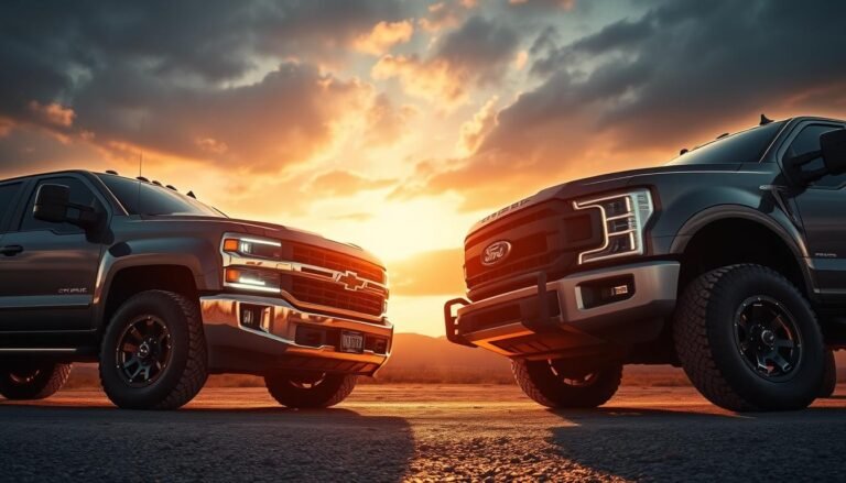 chevy vs ford trucks