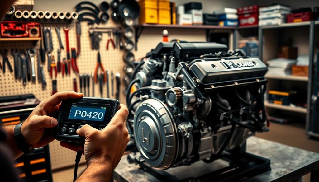 diagnosing p0420 code