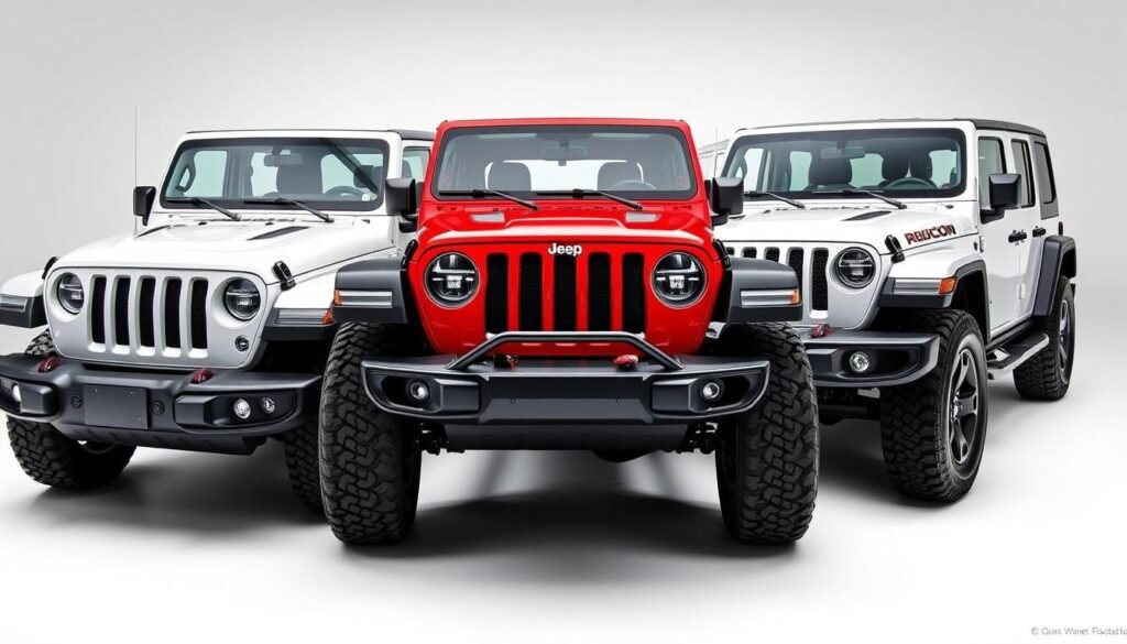 difference between jeep wrangler trim levels