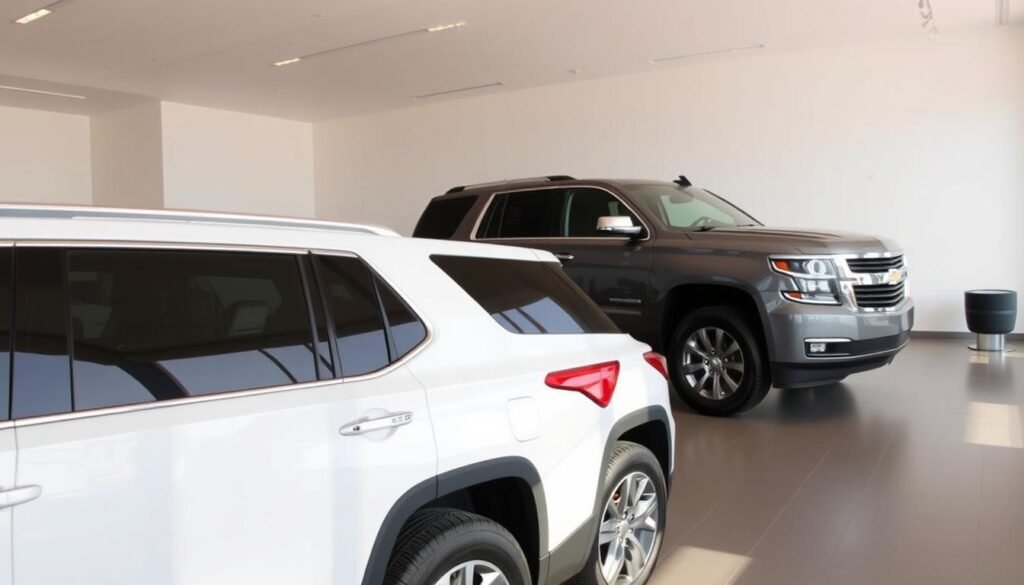 family-friendly vehicles SUV comparison Chevrolet features