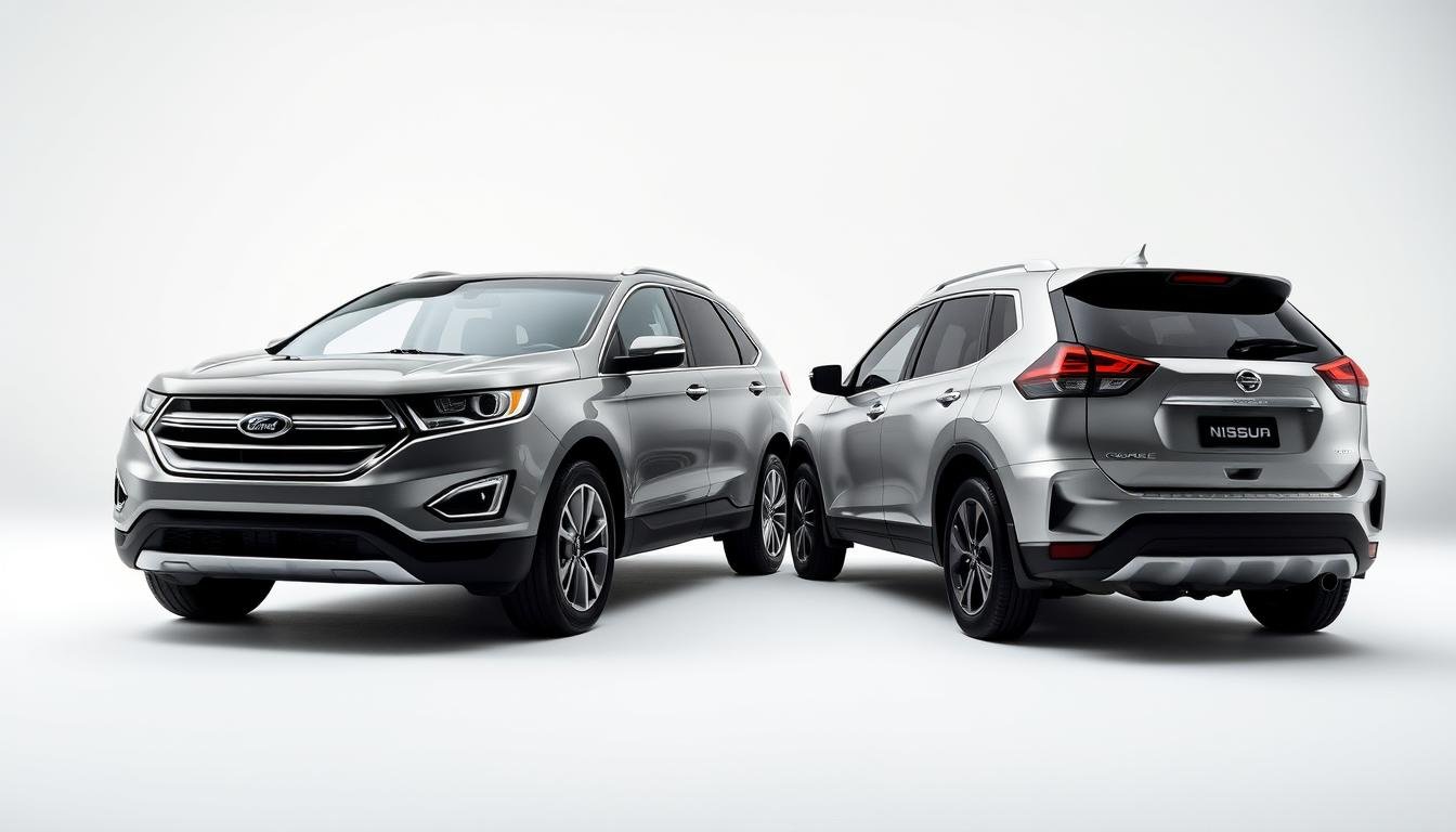 ford edge vs nissan rogue size