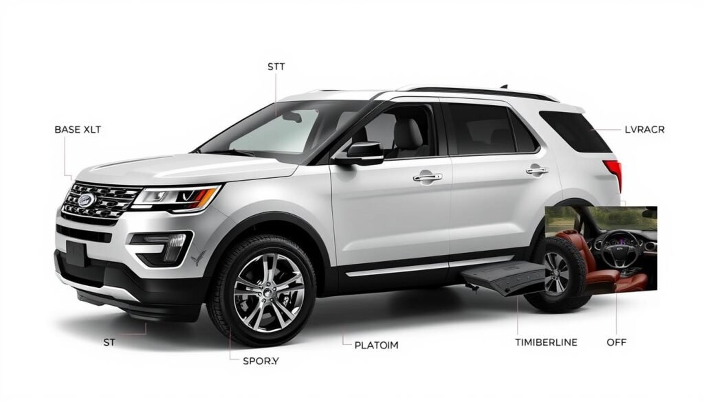 ford explorer trim options