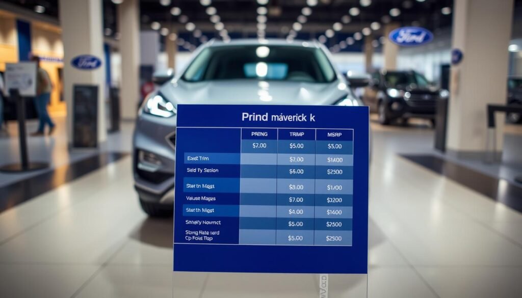 ford maverick pricing