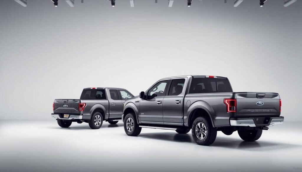ford super cab vs crew cab dimensions