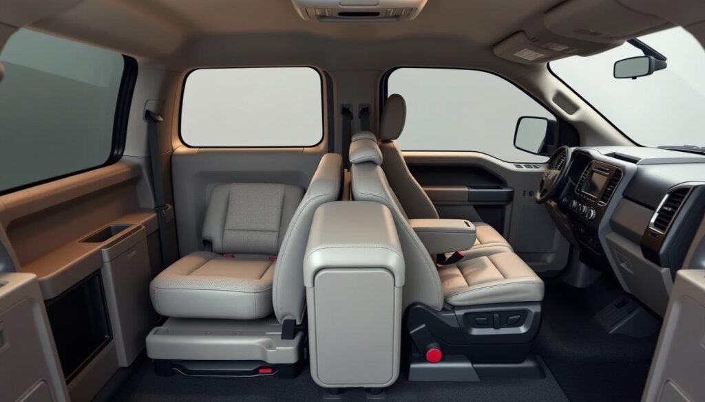 ford super cab vs crew cab interior space