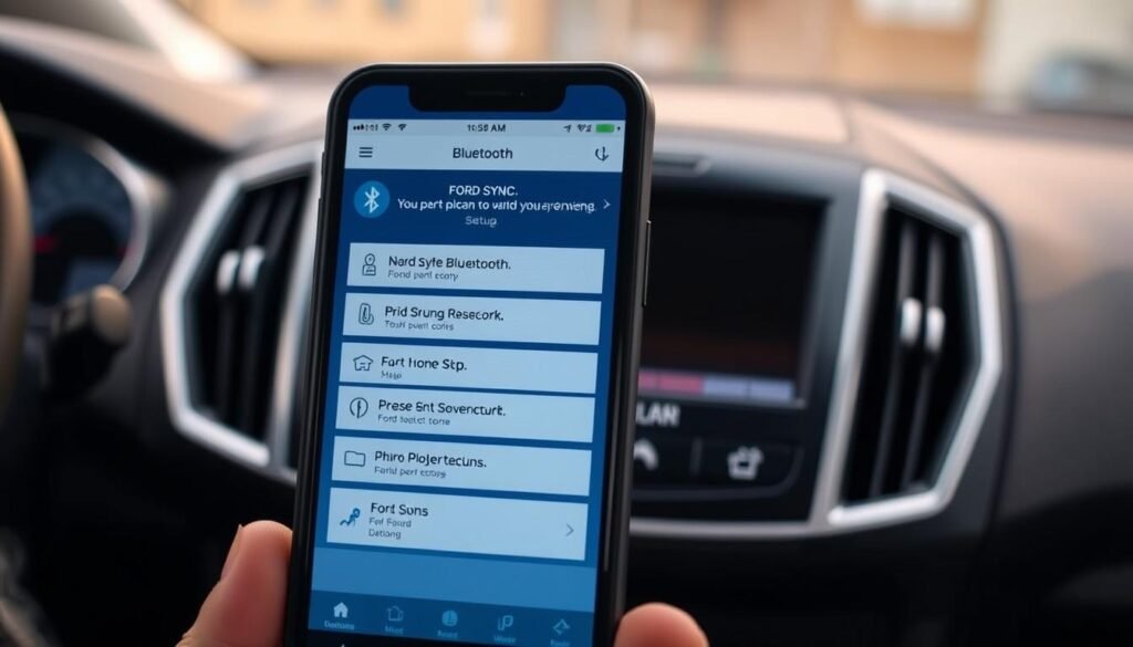 ford sync bluetooth setup